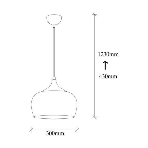 Lampada a sospensione nera Berceste Elegant - Opviq lights-image-3