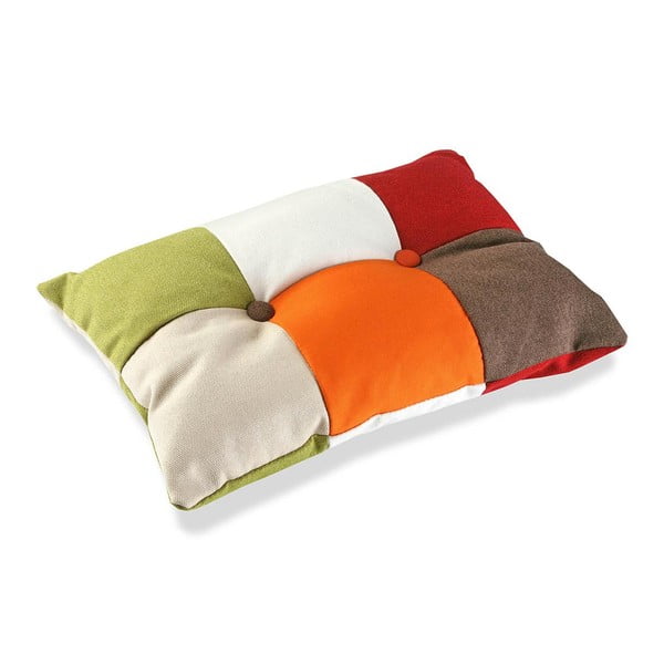 Cuscino in cotone rosso, 50 x 30 cm - Versa