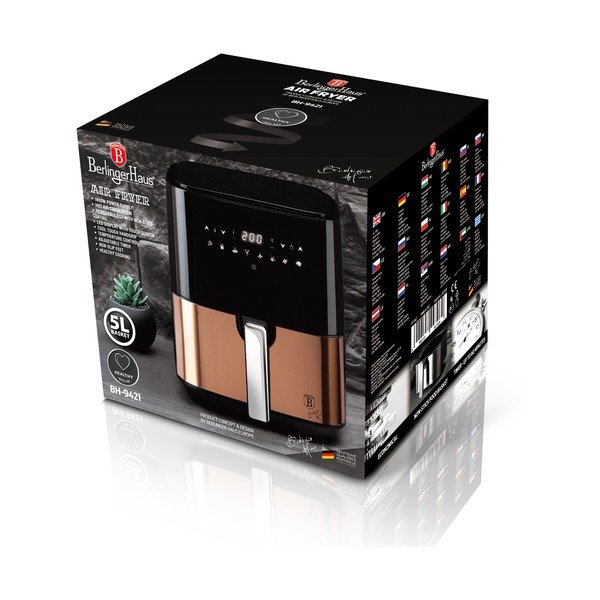 Friggitrice ad aria color oro Black Rose Collection - BerlingerHaus-image-4