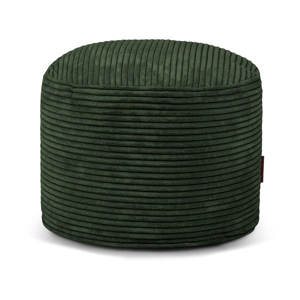 Puof a sacco verde con rivestimento in velluto a coste Mini – SLOWDOWN