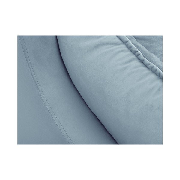 Divano in velluto azzurro Freesia, 150 cm - Mazzini Sofas-image-4