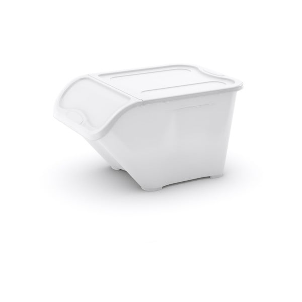 Scatola con coperchio bianca in plastica 55x39x32 cm All In Box – KIS