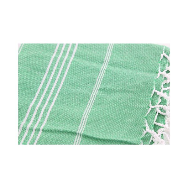 Telo da bagno verde Hammam Sultan Cagla, 100 x 180 cm - Mijolnir-image-3