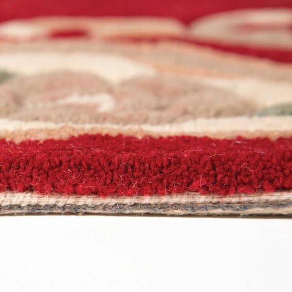 Tappeto in lana rossa 67x210 cm Aubusson - Flair Rugs-image-4