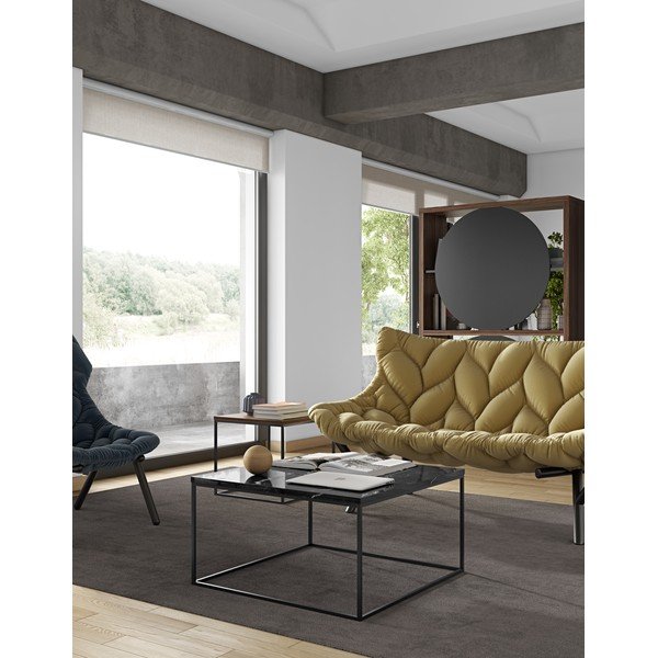 Tavolino in marmo 75x75 cm Gleam - TemaHome-image-4