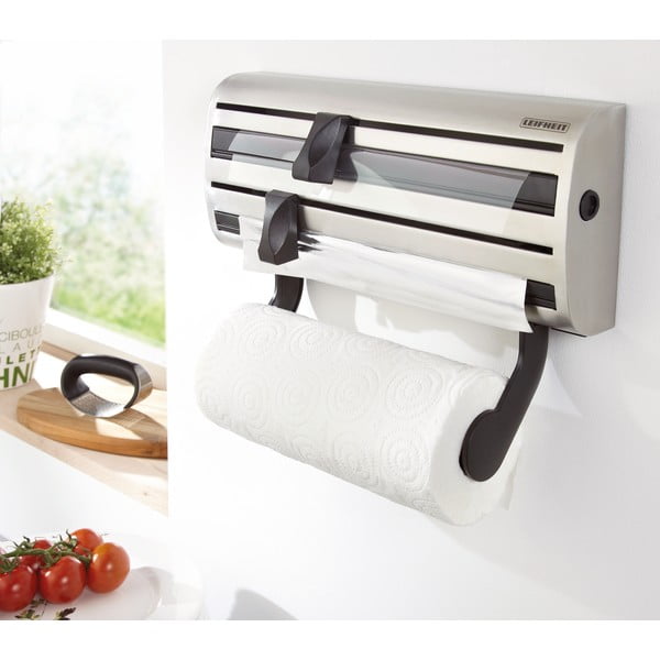Supporto a parete per rotoli da cucina e fogli per alimenti Parat Royal - LEIFHEIT-image-1