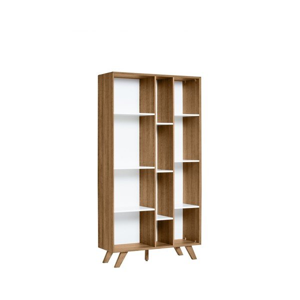 Libreria con dettagli bianchi Tivoli, 98 x 184 cm - Marckeric-image-4