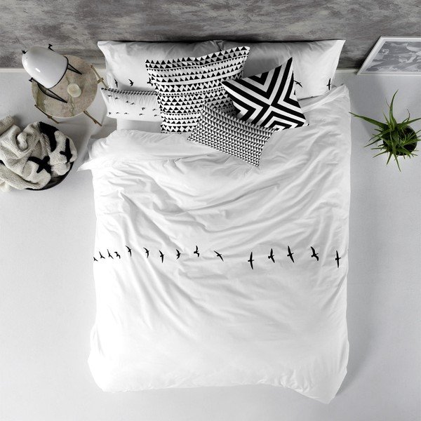 Copripiumino in cotone Trip, 200 x 200 cm Nordica - Blanc-image-2