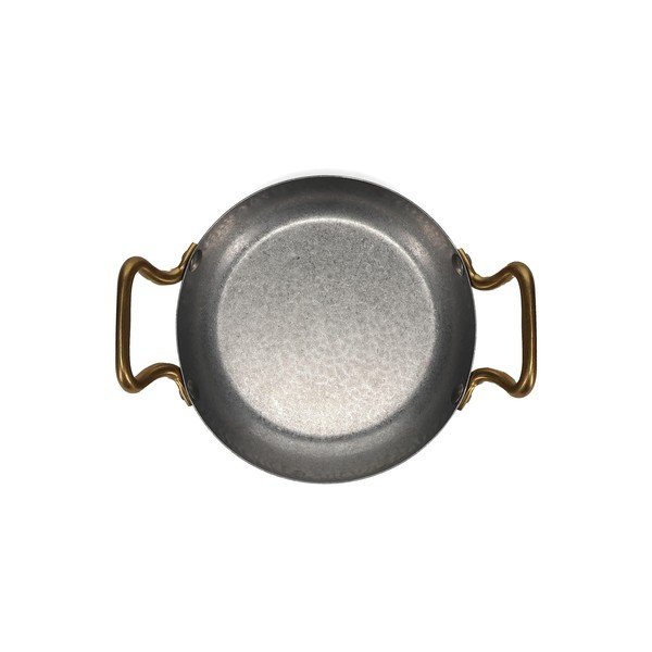 Piatto da portata argentato in metallo ø 18 cm Serve – BonBistro-image-3