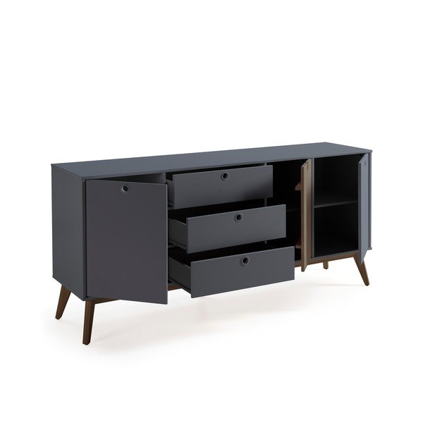 Cassettiera grigio antracite Kiara - Marckeric-image-4