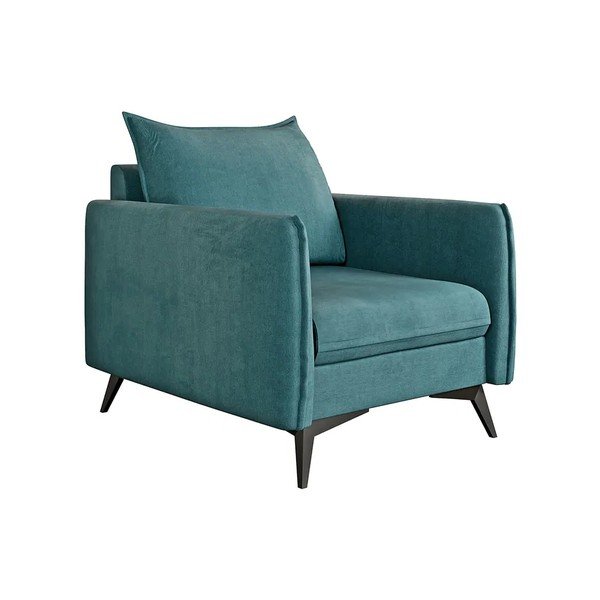 Poltrona in colore petrolio Juli Bis - Ropez