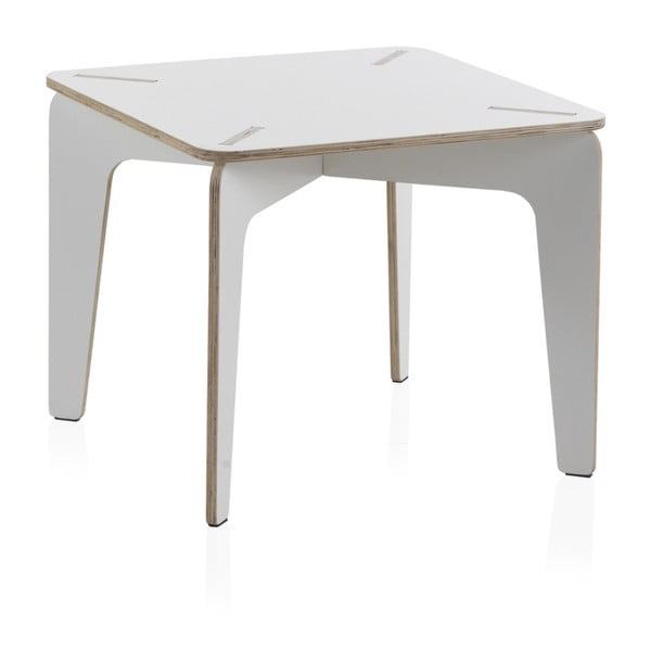 Tavolo per bambini bianco in compensato, 60 x 60 cm Piper - Geese
