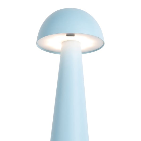 Lampada da tavolo LED azzurra (altezza totale 16,5 cm) Mini LED Dome – Leitmotiv-image-2