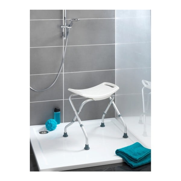 Sedia pieghevole per doccia Secura - Wenko-image-4
