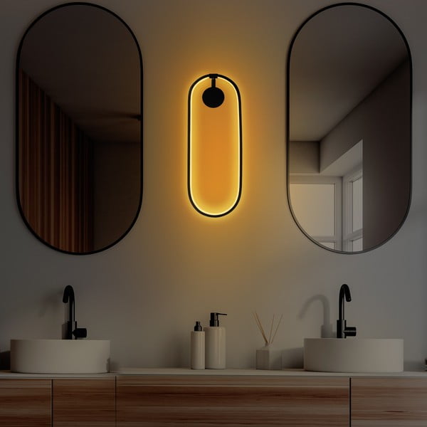 Lampada da parete a LED nera Can - Opviq lights-image-2