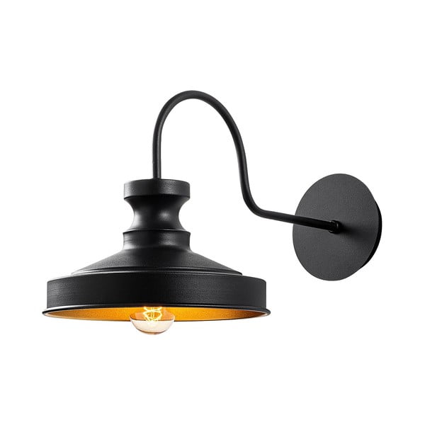 Lampada da parete nera ø 22 cm Kiruna – Opviq lights-image-2