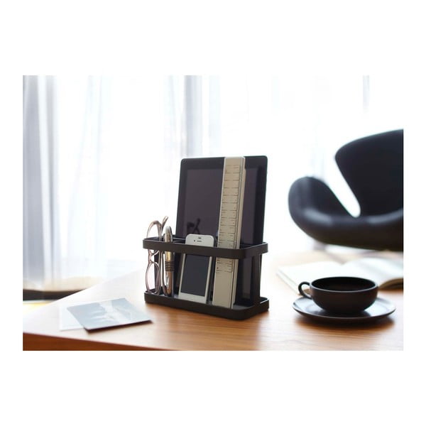 Cremagliera nera multifunzionale Tower - YAMAZAKI-image-2