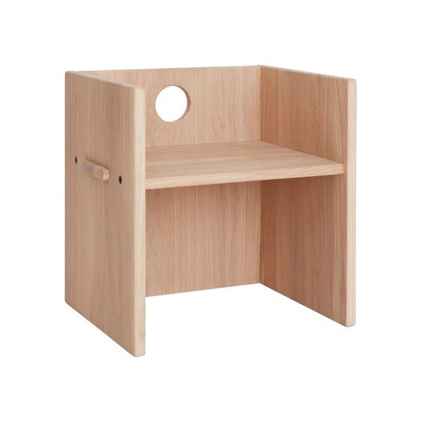 Sedia per bambini di colore naturale in rovere massiccio Arca – OYOY Mini
