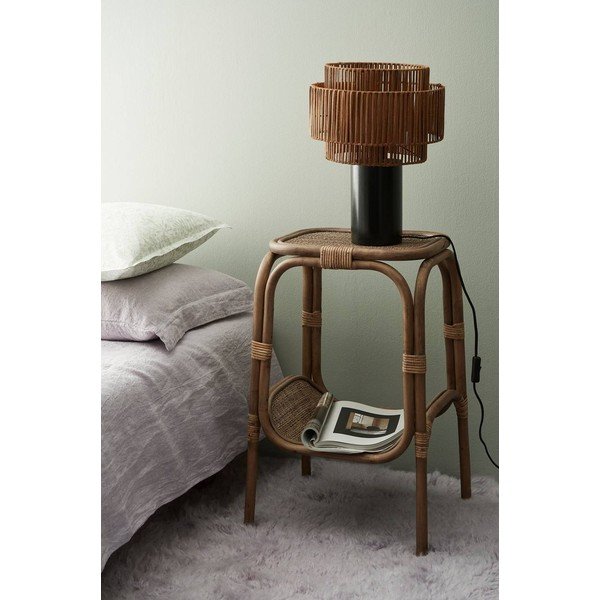 Tavolino rotondo in rattan ø 41 cm Magnolia – Ellos Home-image-1