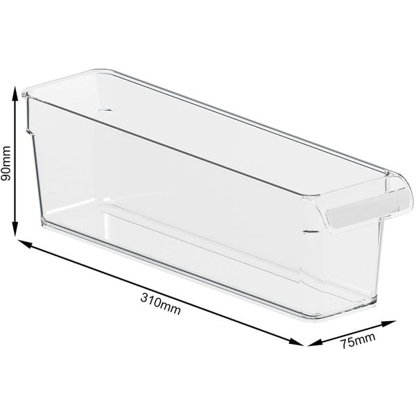 Organizer da frigo in plastica da 1,6 l Loft - Rotho-image-4