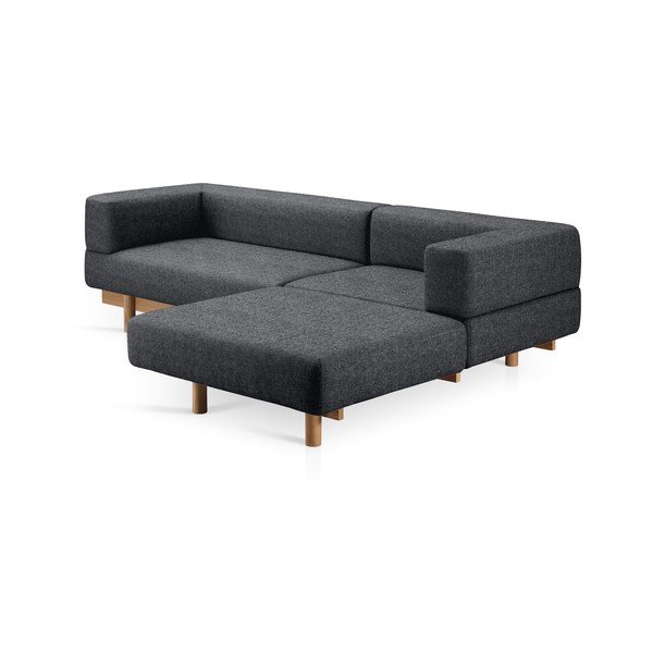 Divano grigio scuro 260 cm Alchemist - EMKO-image-2