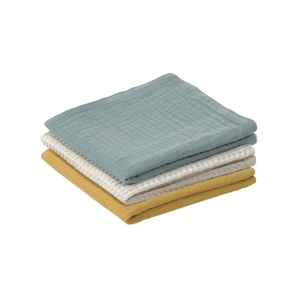 Asciugamani per bambini in set da 3 pezzi in cotone biologico 27x27 cm Lihuen - Kave Home