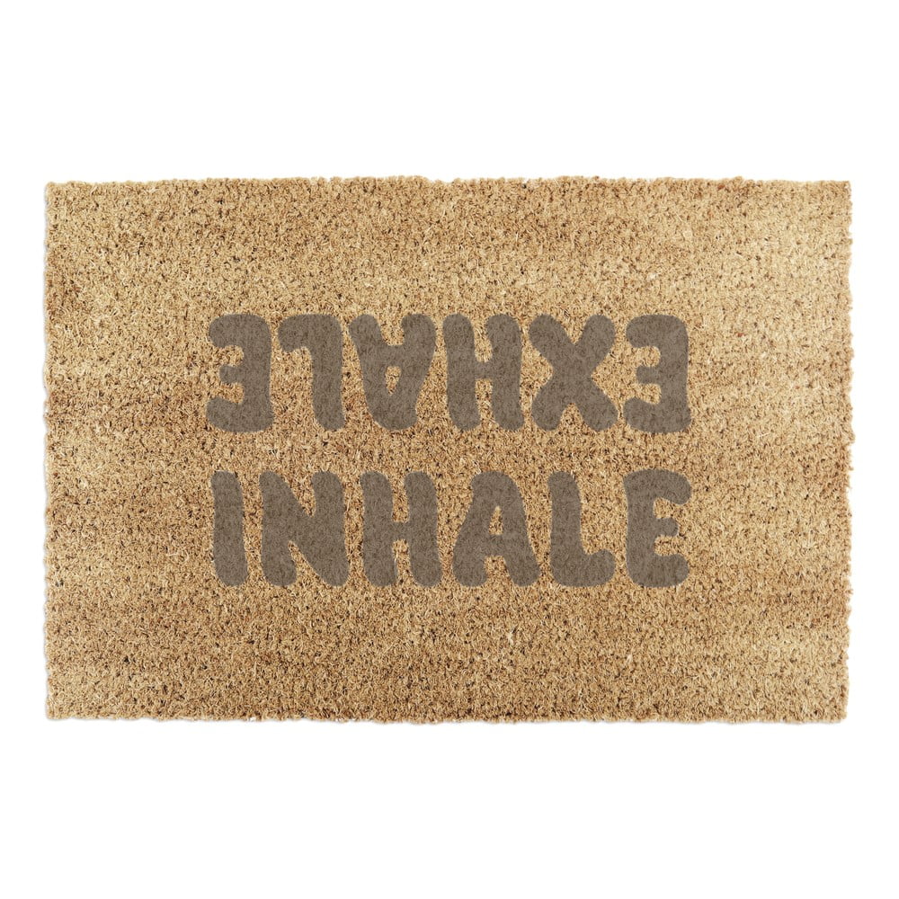 Zerbino in fibra di cocco 60x90 cm Inhale Exhale - Artsy Doormats | Zerbini