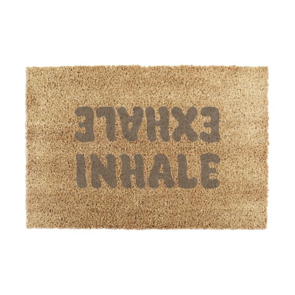 Zerbino in fibra di cocco 60x90 cm Inhale Exhale - Artsy Doormats