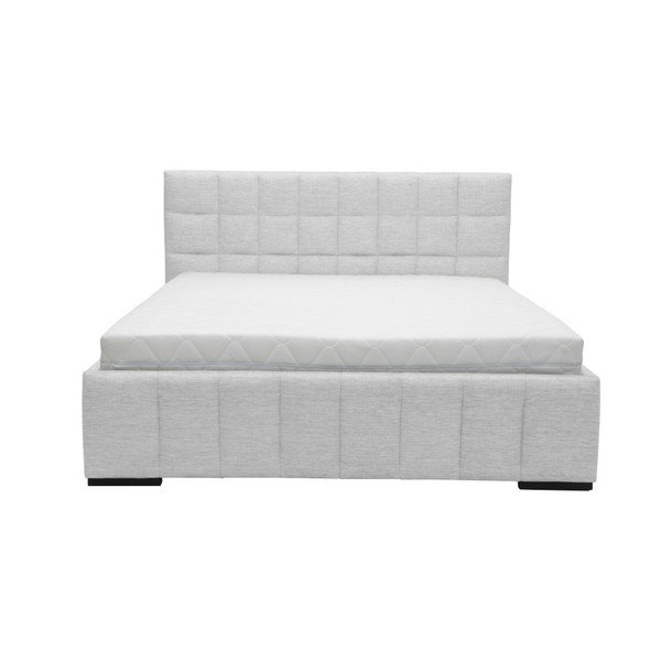 Světle šedá dvoulůžková postel Mazzini Beds Dream, 180 x 200 cm-image-4