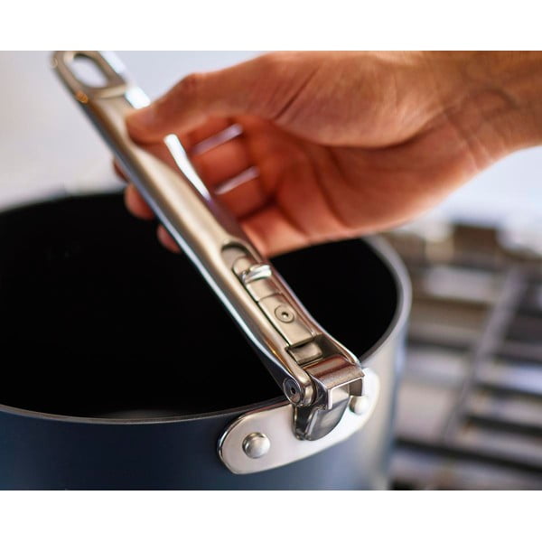 Pentola con coperchio incluso/con superficie in ceramica adatta all'induzione Space – Joseph Joseph-image-1