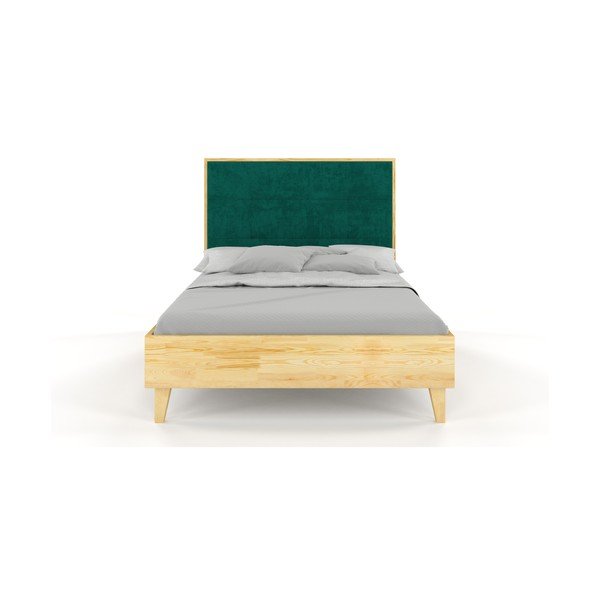 Letto matrimoniale in legno di pino , 140 x 200 cm Frida - Skandica-image-1