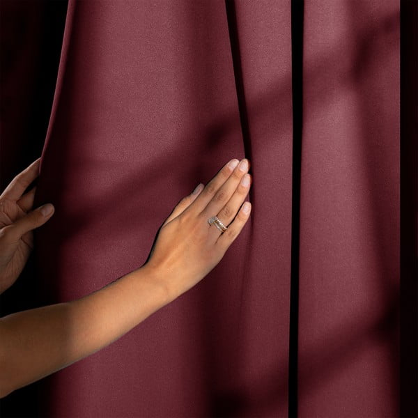 Tenda parzialmente oscurante burgundy 140x245 cm Kierra – Restilo-image-3