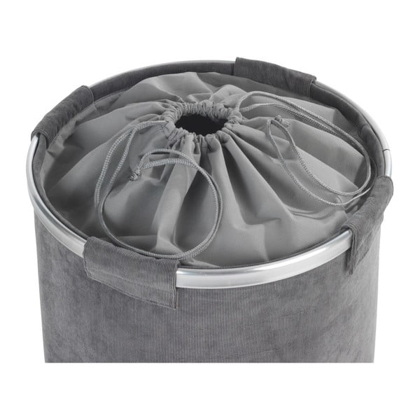Cesto portabiancheria grigio , 68 l Cordoba - Wenko-image-2