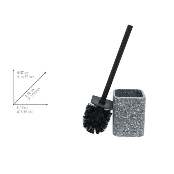 Scopino WC in poliresina grigio Tom Tailor T-Terrazzo – Wenko-image-4