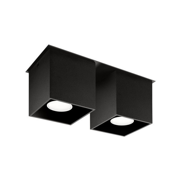 Apparecchio da soffitto nero Geo - Sollux