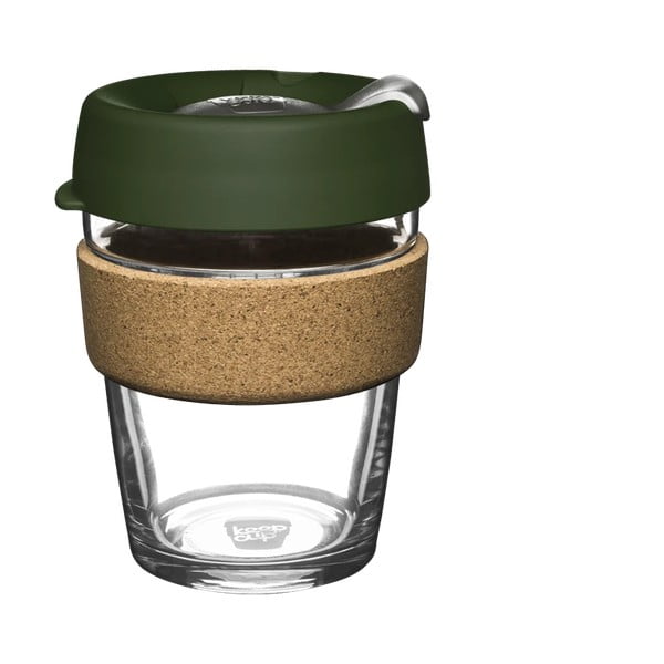 Tazza da viaggio verde 340 ml Brew Cork Pine M - KeepCup