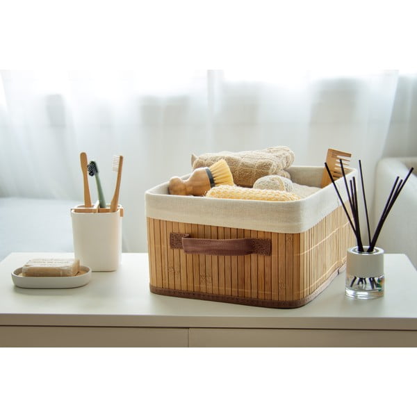 Organizzatore da bagno bianco Ecologic, 8,4 x 7,8 cm - Compactor-image-2