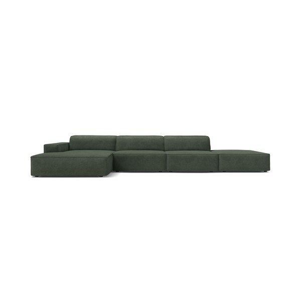 Divano angolare componibile color petrolio (con penisola a sinistra/con chaise lounge) Jodie – Micadoni -image-2