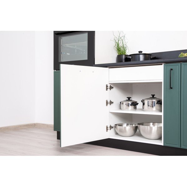 Cucina dritta con piano di lavoro (senza montaggio) 350 cm Aden - STOLKAR-image-1