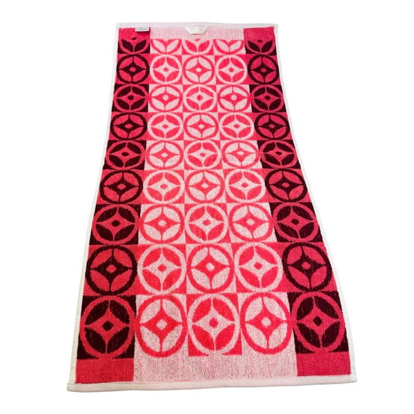 Asciugamano rosa in cotone 70x140 cm Compass - JAHU collections-image-2