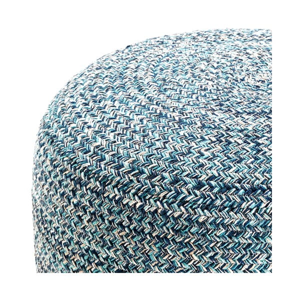 Pouf in cotone blu Spring - Tomasucci-image-1