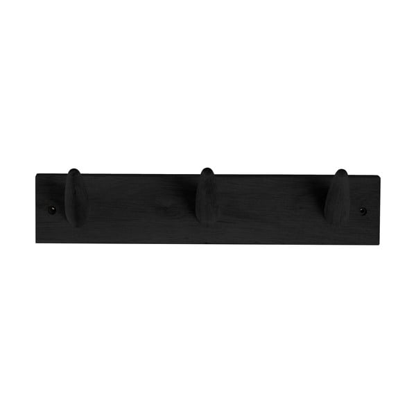 Appendiabiti in rovere nero, larghezza 40 cm Uno - Canett