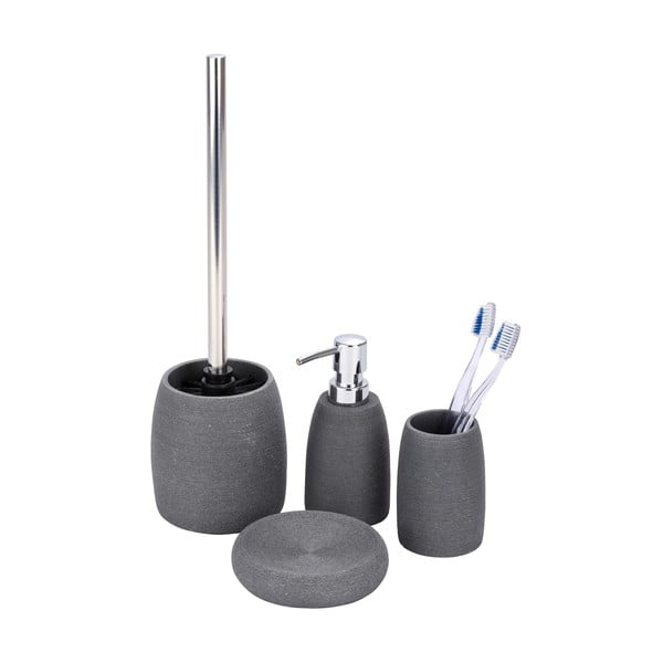 Tazza grigia per spazzolini da denti Goa - Wenko-image-2