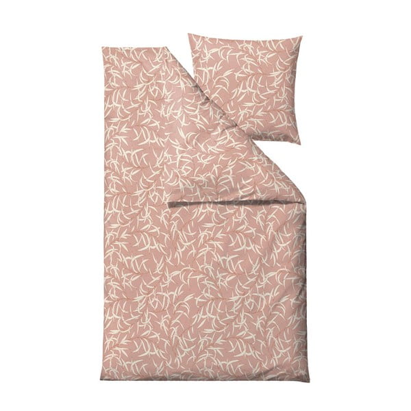 Lenzuolo singolo Breeze in cotone sateen rosa, 140 x 220 cm - Södahl