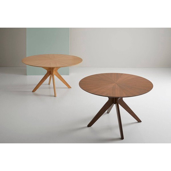 Tavolo da pranzo in noce, ⌀ 120 cm Carmel - sømcasa-image-1