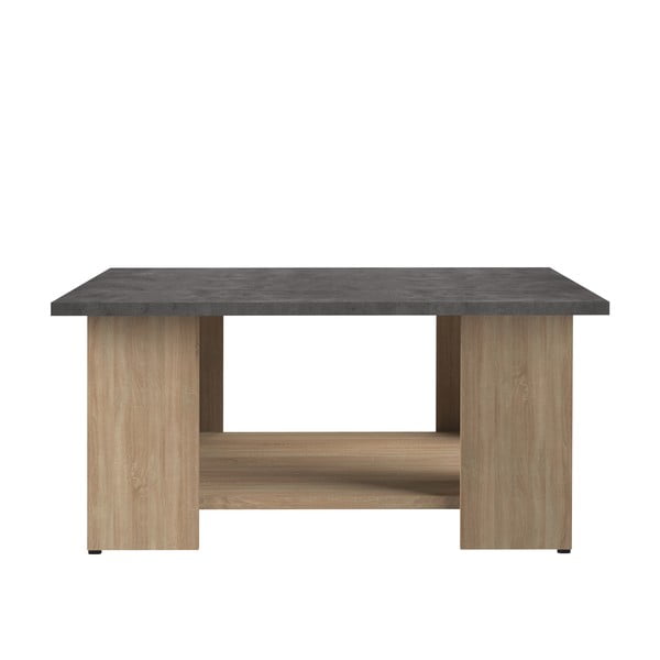 Tavolino con piano in cemento 67x67 cm Square - TemaHome