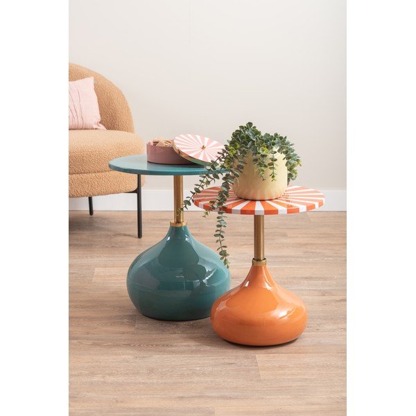 Tavolo rotondo in metallo ø 46 cm Kensi - Leitmotiv-image-2