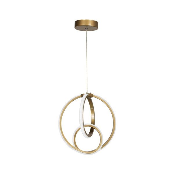 Lampadario LED color bronzo in metallo ø 28,5 cm Neo – Squid Lighting