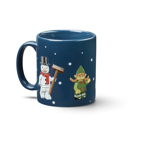 Tazza per bambini blu scuro in ceramica 300 ml Christmas Minifigures – LEGO®-image-2