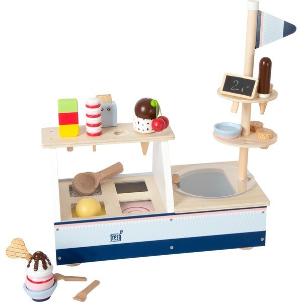 Buffet di gelati in legno per bambini - Legler-image-1